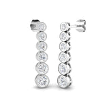 Handmade Jewellery Diamond Earring 1.25 ct Platinum, 9ct, 18ct White, Yellow & Rose Gold | Handcrafted Fine Jewellery-12
