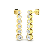 Handmade Jewellery Diamond Earring 1.25 ct Platinum, 9ct, 18ct White, Yellow & Rose Gold | Handcrafted Fine Jewellery-14