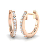 Threader Elegance Diamond Earring 0.15 ct Platinum, 9ct, 18ct White, Yellow & Rose Gold | Handcrafted Fine Jewellery-5