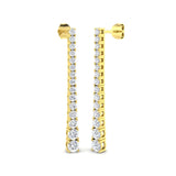 Beautifully Matched Diamond Earring 2.25 ct Platinum, 9ct, 18ct White, Yellow & Rose Gold | Handcrafted Fine Jewellery-14