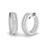 Harmoniously Linked Diamond Earring 1.5 ct Platinum, 9ct, 18ct White, Yellow & Rose Gold | Handcrafted Fine Jewellery-12