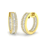 Harmoniously Linked Diamond Earring 1.5 ct Platinum, 9ct, 18ct White, Yellow & Rose Gold | Handcrafted Fine Jewellery-14