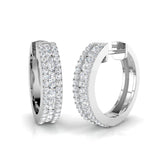 Elegantly Coordinated Diamond Earring 0.75 ct Platinum, 9ct, 18ct White, Yellow & Rose Gold | Handcrafted Fine Jewellery-12