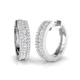 Hoop Earrings - Trippy 0.5ct Elegant Diamond Fine Sparkle