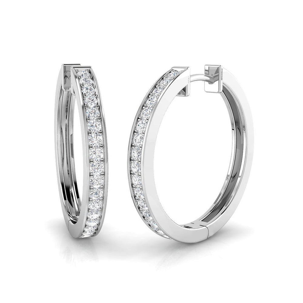 Carefully Matched Diamond Earring 0.5 ct Platinum, 9ct, 18ct White, Yellow & Rose Gold | Handcrafted Fine Jewellery-12