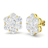 Expertly Coordinated Diamond Earring 0.5 ct Platinum, 9ct, 18ct White, Yellow & Rose Gold | Handcrafted Fine Jewellery-14