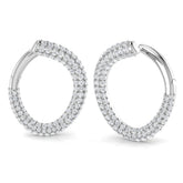 Luoty 1ct Fancy Gold Diamond Earrings - Elegant Luxury Jewelry