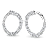 Gentle Radiance Diamond Earring 1 ct Platinum, 9ct, 18ct White, Yellow & Rose Gold | Handcrafted Fine Jewellery-5