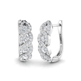Soft Brilliance Diamond Earring 0.75 ct Platinum, 9ct, 18ct White, Yellow & Rose Gold | Handcrafted Fine Jewellery-14