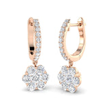 Quiet Lustre Diamond Earring 1.5 ct Platinum, 9ct, 18ct White, Yellow & Rose Gold | Handcrafted Fine Jewellery-11