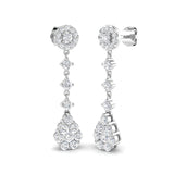 Understated Elegance Diamond Earring 1.5 ct Platinum, 9ct, 18ct White, Yellow & Rose Gold | Handcrafted Fine Jewellery-12