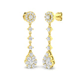 Understated Elegance Diamond Earring 1.5 ct Platinum, 9ct, 18ct White, Yellow & Rose Gold | Handcrafted Fine Jewellery-14