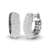 Hoop Earrings - Ergwy 1.75ct Round Cut Diamond Pure Radiance