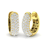 Graceful Shimmer Diamond Earring 1.75 ct Platinum, 9ct, 18ct White, Yellow & Rose Gold | Handcrafted Fine Jewellery-14