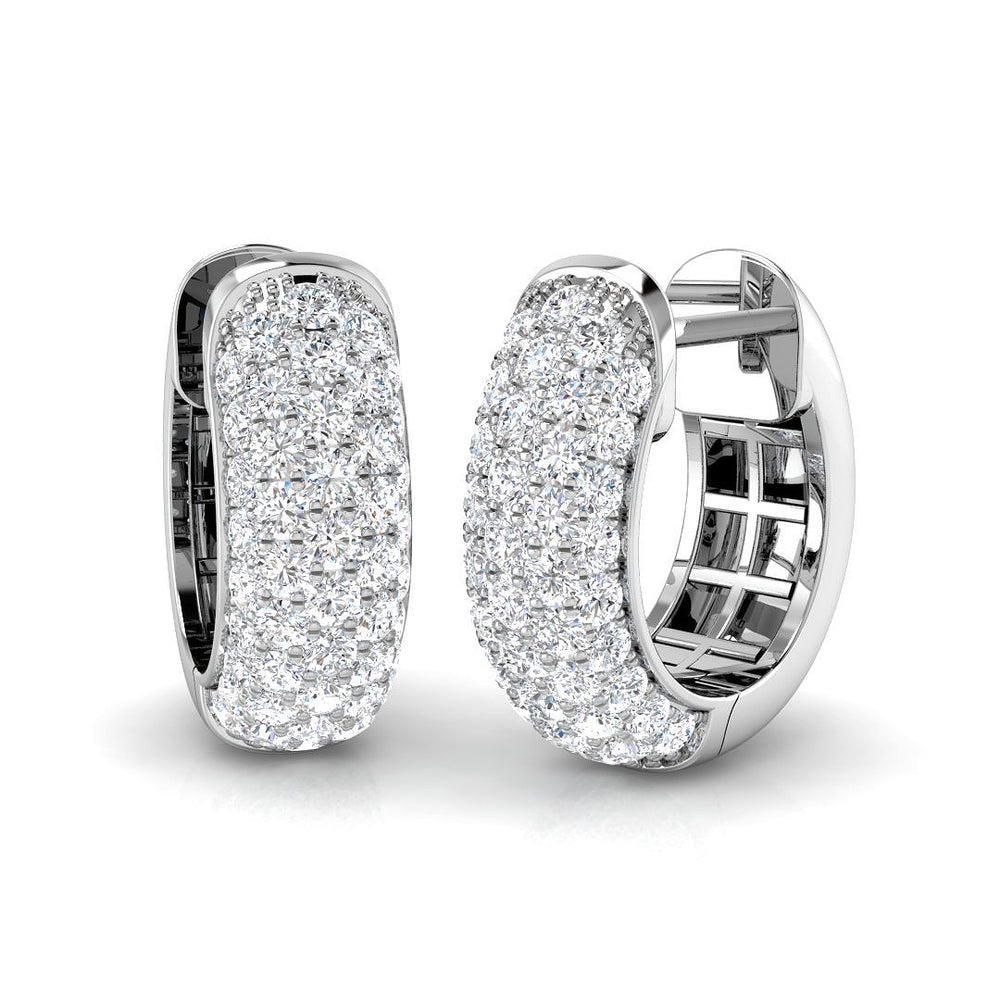 Hoop Earrings - Tunoy 0.33ct-1ct Lab Grown Diamond