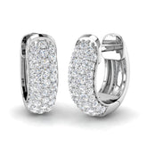 Hoop Earrings - Engty 0.5ct Lab Grown Diamond
