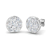 Lustrous Diamond Earring 2 ct Platinum, 9ct, 18ct White, Yellow & Rose Gold | Handcrafted Fine Jewellery-12
