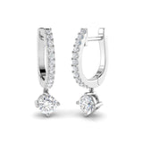 "Dairn Gold Drop & Trilogy Diamond Earrings - 0.5ct to 9.5ct Luxury"