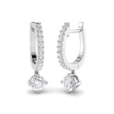 Chatsworth Diamond Earring 0.75 ct Platinum, 9ct, 18ct White, Yellow & Rose Gold | Handcrafted Fine Jewellery-12
