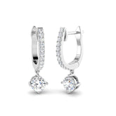 Woburn Diamond Earring 1 ct Platinum, 9ct, 18ct White, Yellow & Rose Gold | Handcrafted Fine Jewellery-12