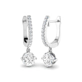 Althorp Diamond Earring 1.25 ct Platinum, 9ct, 18ct White, Yellow & Rose Gold | Handcrafted Fine Jewellery-12