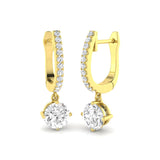 Althorp Diamond Earring 1.25 ct Platinum, 9ct, 18ct White, Yellow & Rose Gold | Handcrafted Fine Jewellery-14