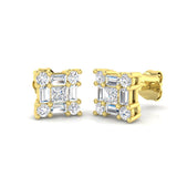 Dainty Diamond Earring 0.75 ct Platinum, 9ct, 18ct White, Yellow & Rose Gold | Handcrafted Fine Jewellery-14