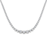 Morag Diamond Tennis Necklace 3ct Platinum Gold