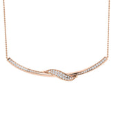 Pamela Vintage Diamond Necklace 0.33ct Gold Platinum