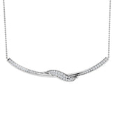 Pamela Vintage Diamond Necklace 0.33ct Gold Platinum