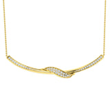 Pamela Vintage Diamond Necklace 0.33ct Gold Platinum