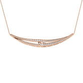 Paula Diamond Necklace Fancy 0.75ct Gold Platinum