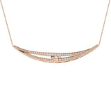 Paula Diamond Necklace Fancy 0.75ct Gold Platinum