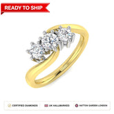 Lab grown diamond earring