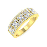 Elegant Fancy Diamond Ring 0.5ct | Gold & Platinum | Lab & Natural