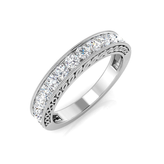 Diamond Half Eternity Ring | 0.3ct to 0.5ct | Natural & Lab Diamond