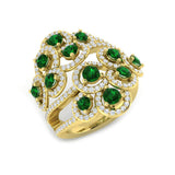 Statement Ring, Natural Diamond Ring, Luxury Ring, Fine Jewelry Ring