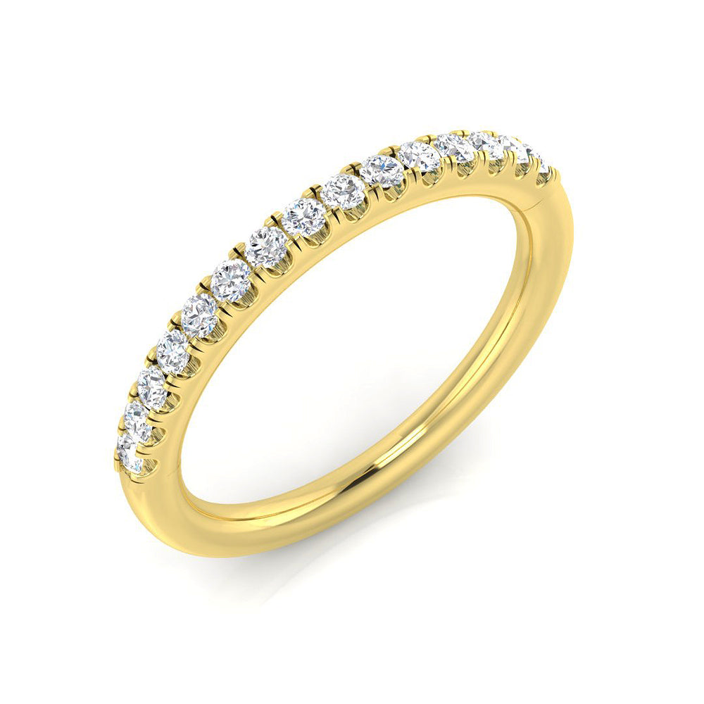 0.2Ct Diamond Ring in 18k Yellow Gold