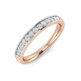 Round Diamond Half Eternity Ring | 0.2ct