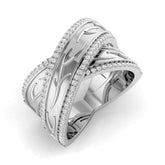 Diamond kheffield Fancy Ring | 0.5ct | Hallmarked Gold & Platinum