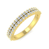 Diamond Thame Half Eternity Ring | 0.5ct | Hallmarked Gold & Platinum