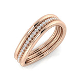 Diamond Fusham Fancy Ring | 0.1ct | Hallmarked Gold & Platinum