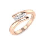 Lab-Grown Diamond 3 Stone Ring | 0.33ct | Hallmarked Gold & Platinum