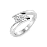 Diamond seicekter 3 Stone Ring | 0.33ct | Hallmarked Gold & Platinum