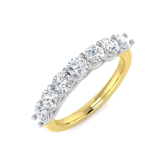 1.10Carat DE/VS Lab Grown Diamond Wedding Ring 9k Yellow Gold Ready To Ship