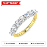Lab grown diamond earring