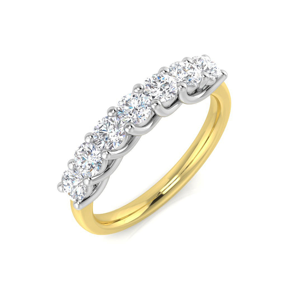 0.76Ct Lab Grown Diamond Ring in 9k Yellow Gold