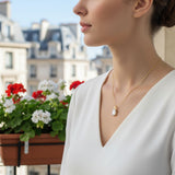 Handcrafted Emerald Cut Lab Grown Diamond Necklace – Ethical Jewellery UK