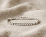 Diamond Tennis Bracelet 1.00ct in 925 Sterling Silver | FineDiam
