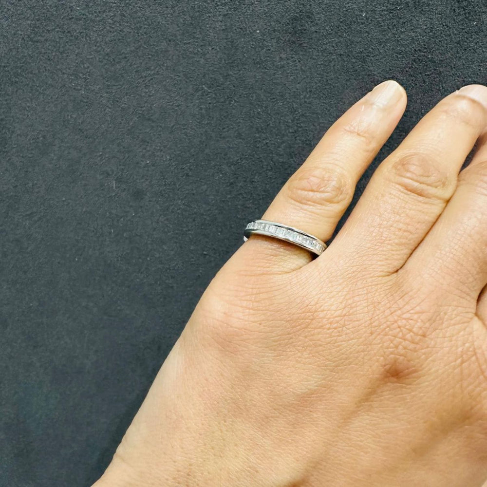 channel set diamond ring